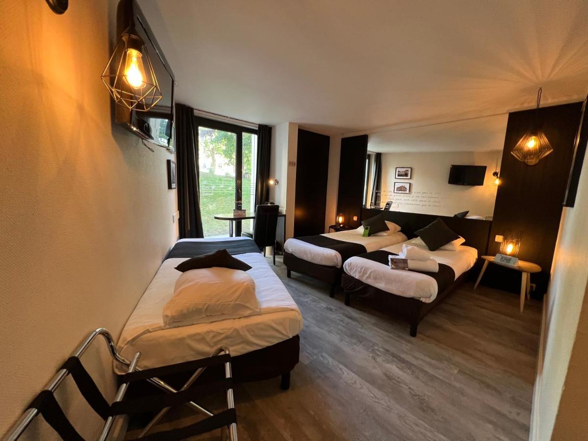 Logis Hotel Restaurant Des Acacias Lille Neuville En Ferrain Buitenkant foto