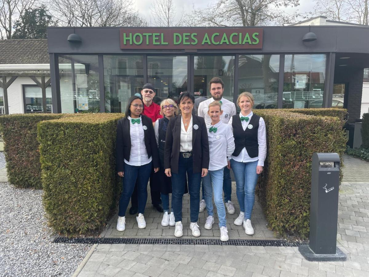 Logis Hotel Restaurant Des Acacias Lille Neuville En Ferrain Buitenkant foto